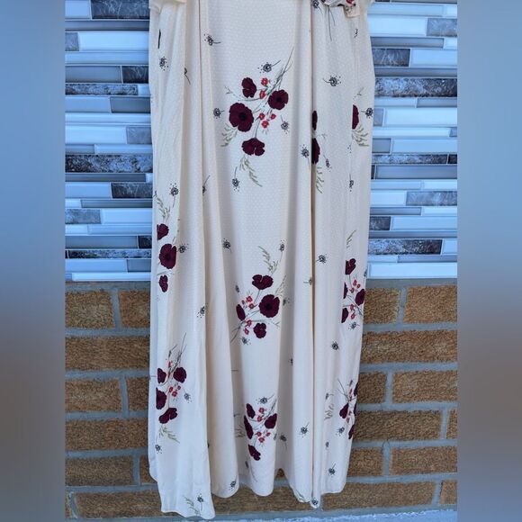 JOIE CASSIEL RUFFLED FLORAL MAXI DRESS SIZE 10 - Picture 12 of 16